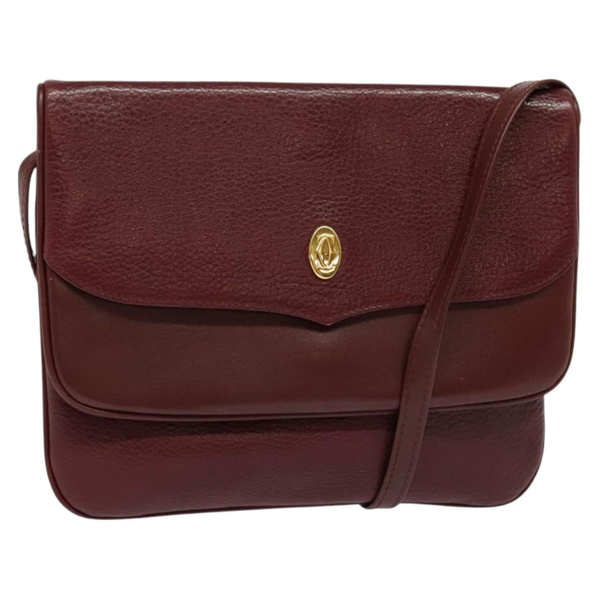 cartier Must de Cartier Shoulder Bag Leather