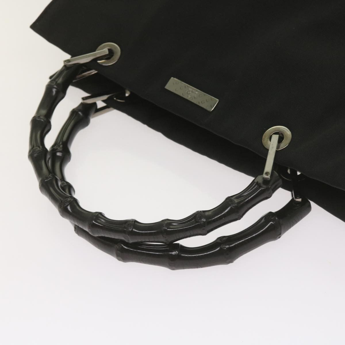 Gucci Bamboo Shopper Tote Canvas