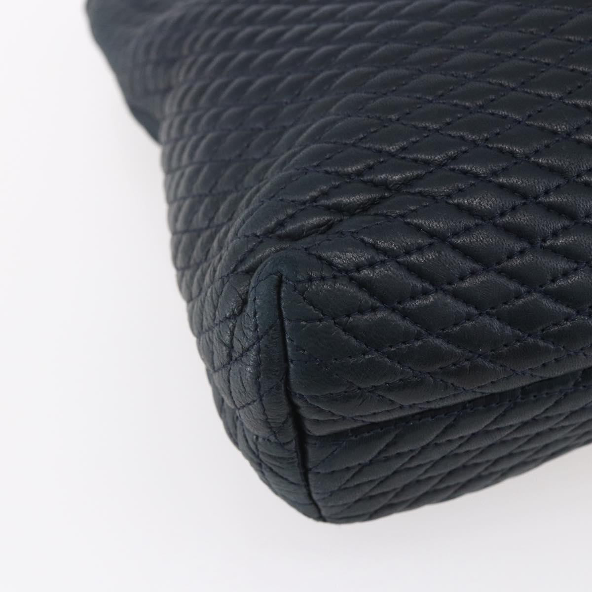 Bally Vintage Chain Shoulder Bag Quilted Leather