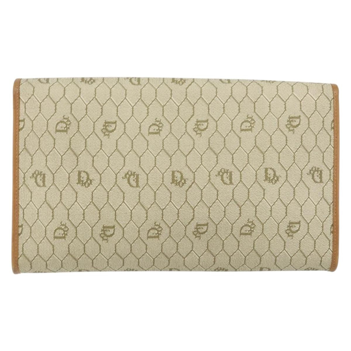 Christian Dior Vintage Honeycomb chain Canvas