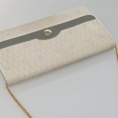 Christian Dior Vintage Honeycomb chain Canvas