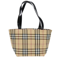 Burberry Nova Check Tote canvas check pattern
