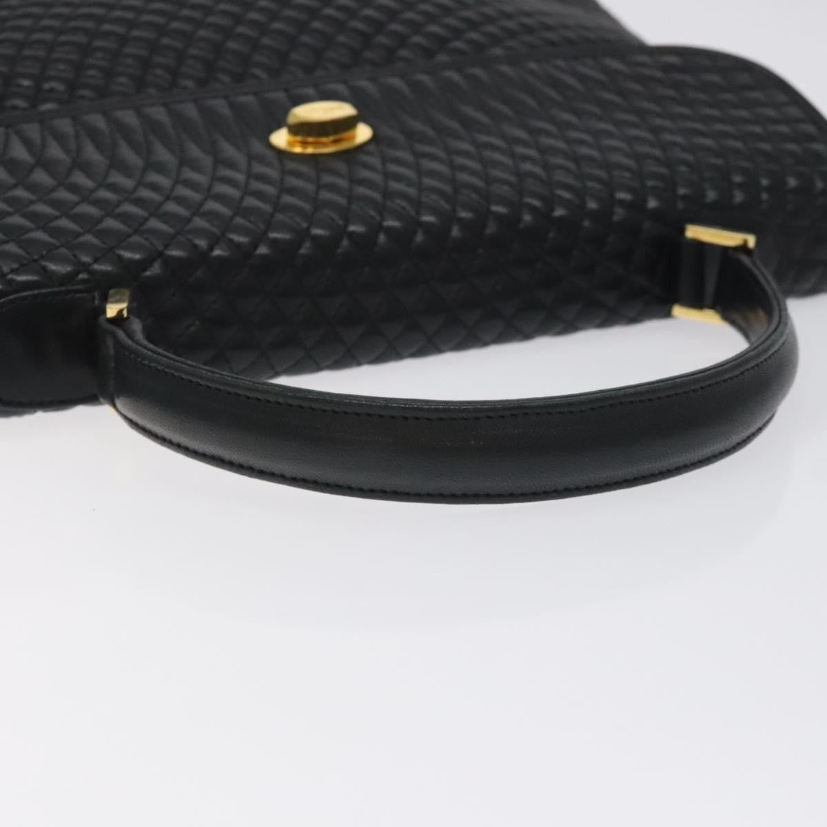 Bally Vintage Handbag Quilted Leather