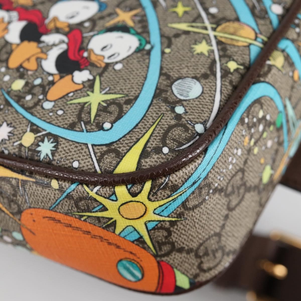Gucci Disney Donald Duck Belt Bag Printed GG Coated Canvas