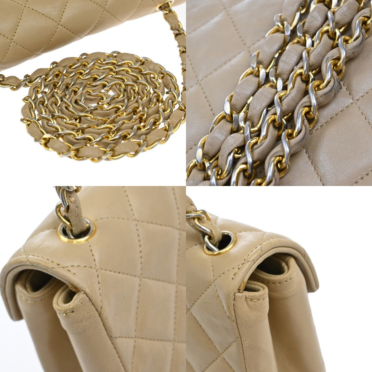 Chanel Vintage Envelope Flap Bag Quilted Lambskin