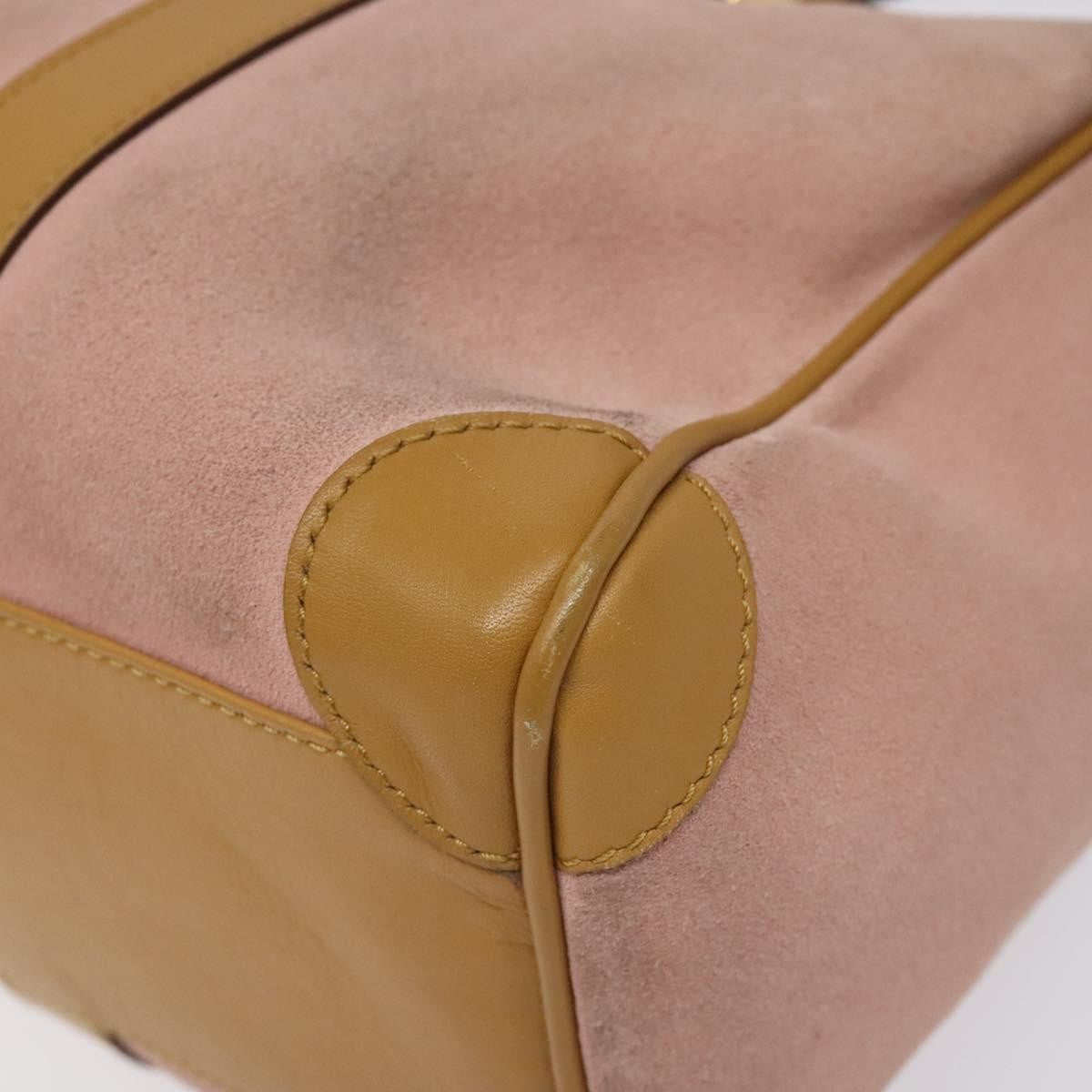 Gucci Vintage Zip Boston Bag Suede