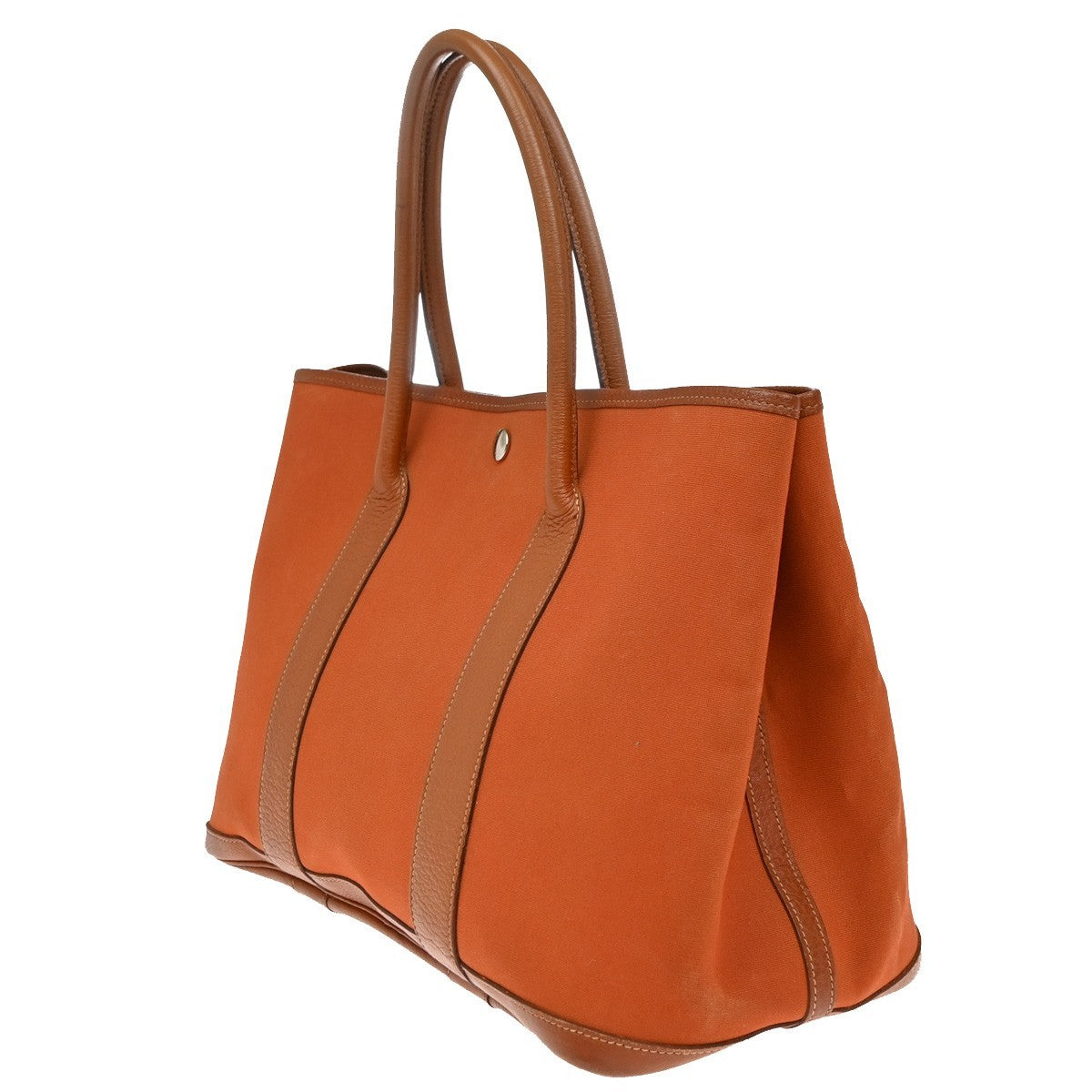 Hermes Garden Party Tote Canvas and Leather