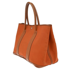 Hermes Garden Party Tote Canvas and Leather