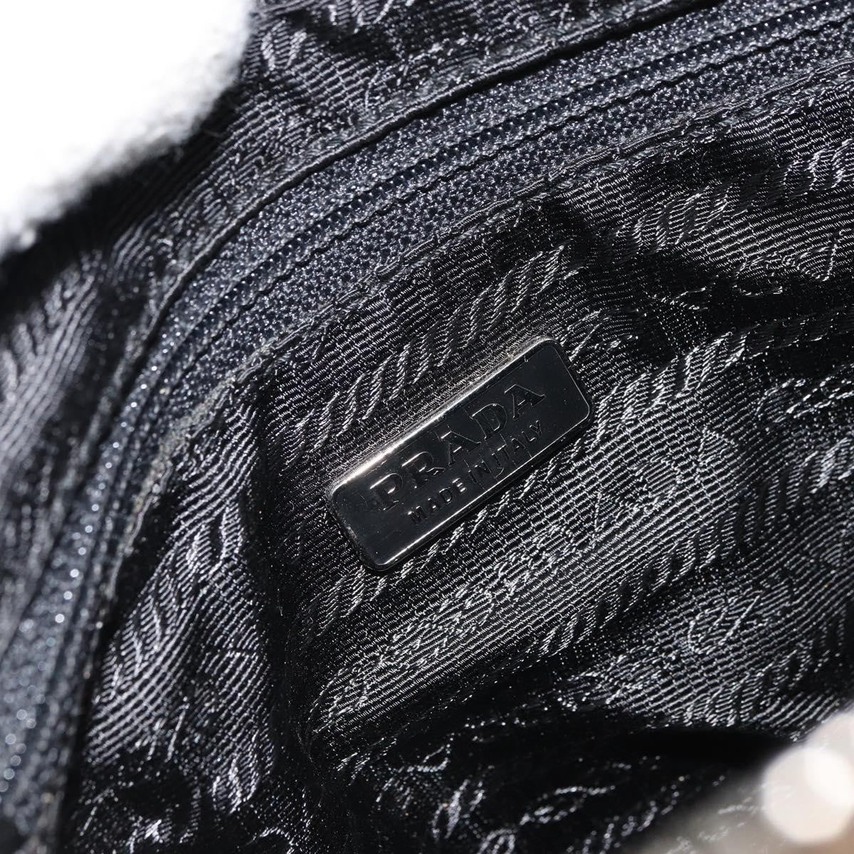 Prada Bowler Bag Canvas with Leather