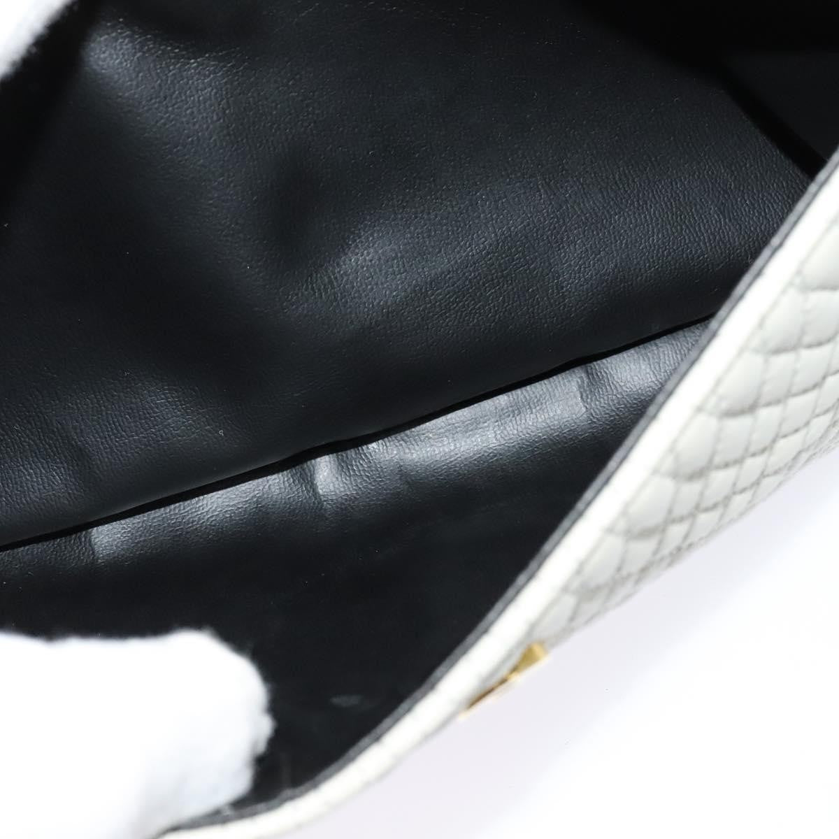 Bally Vintage Chain Shoulder Bag Quilted Leather