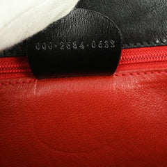 Gucci Vintage Convertible Bamboo Top Handle Bag Leather