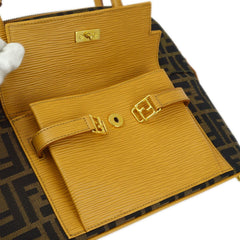 Fendi Convertible Dome Bag Zucca Canvas