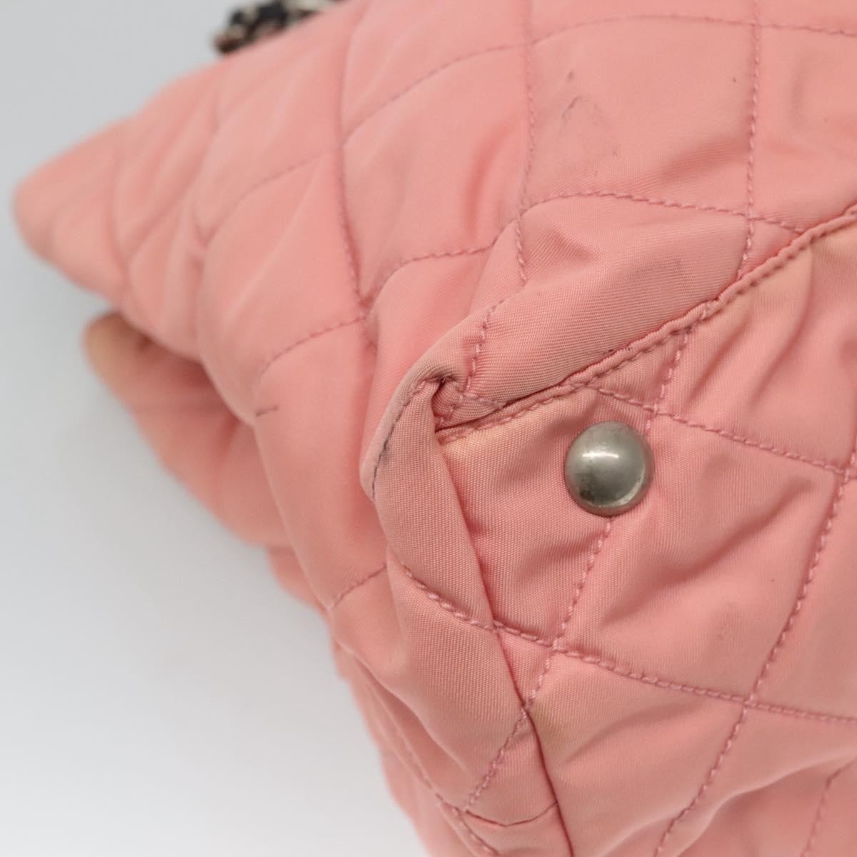 Prada Chain Zip Tote Quilted Tessuto