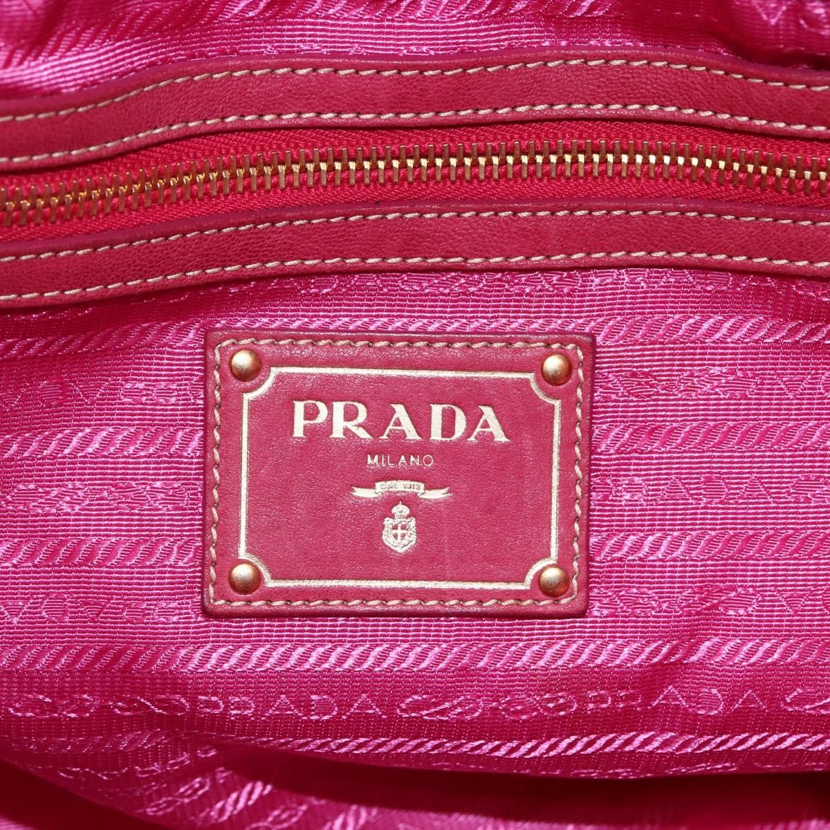 Prada Logo Drawstring Tote Tessuto