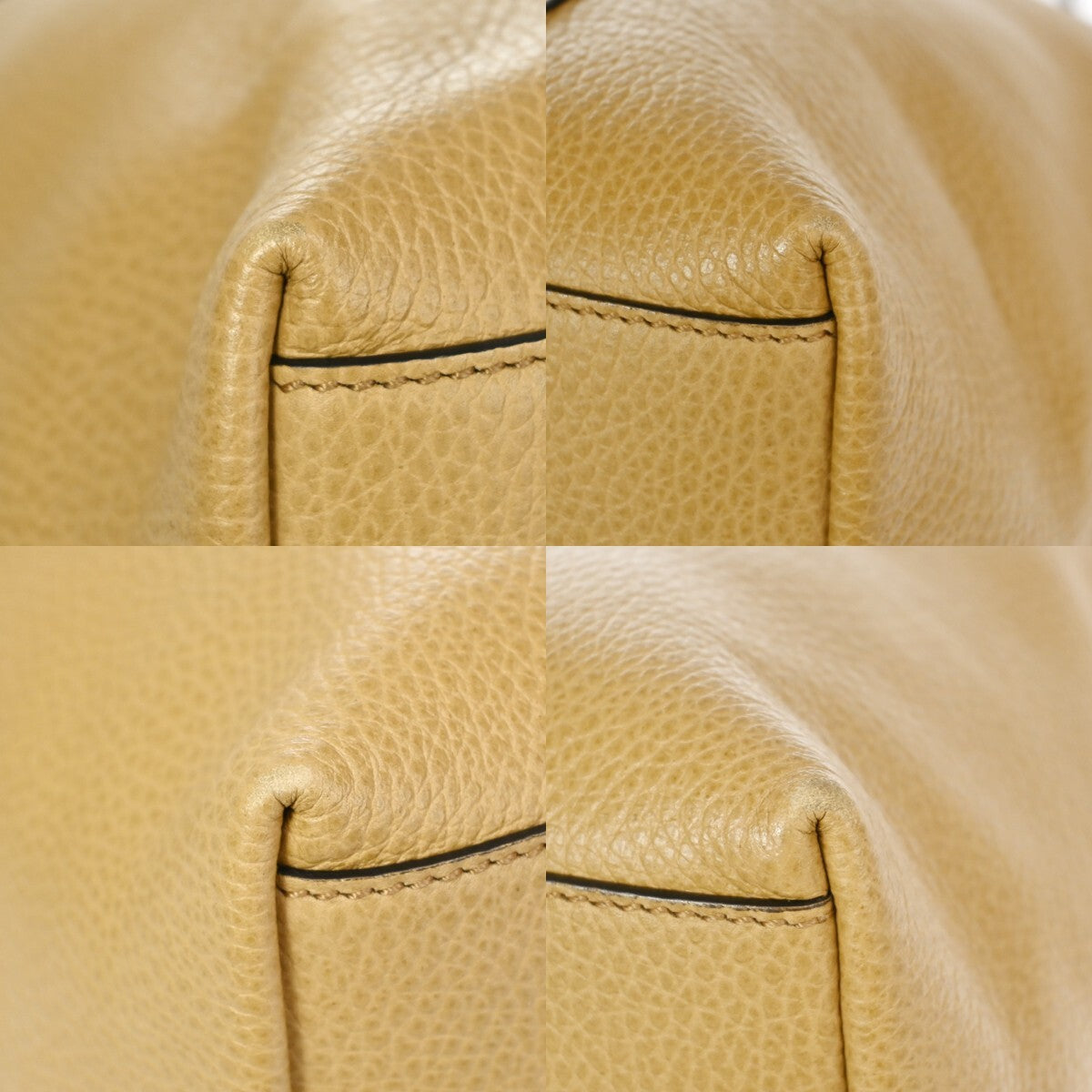 Gucci Britt Convertible Dome Satchel Leather