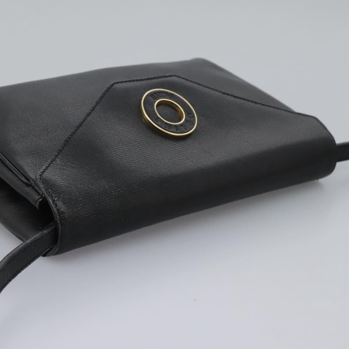 Celine Vintage Circle Logo Crossbody Bag Leather