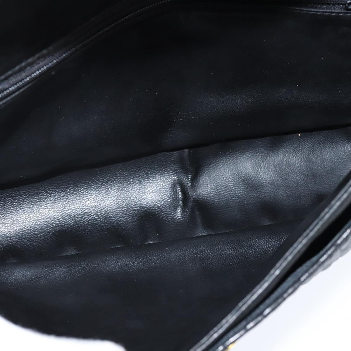 Bally Vintage Chain Shoulder Bag Quilted Leather