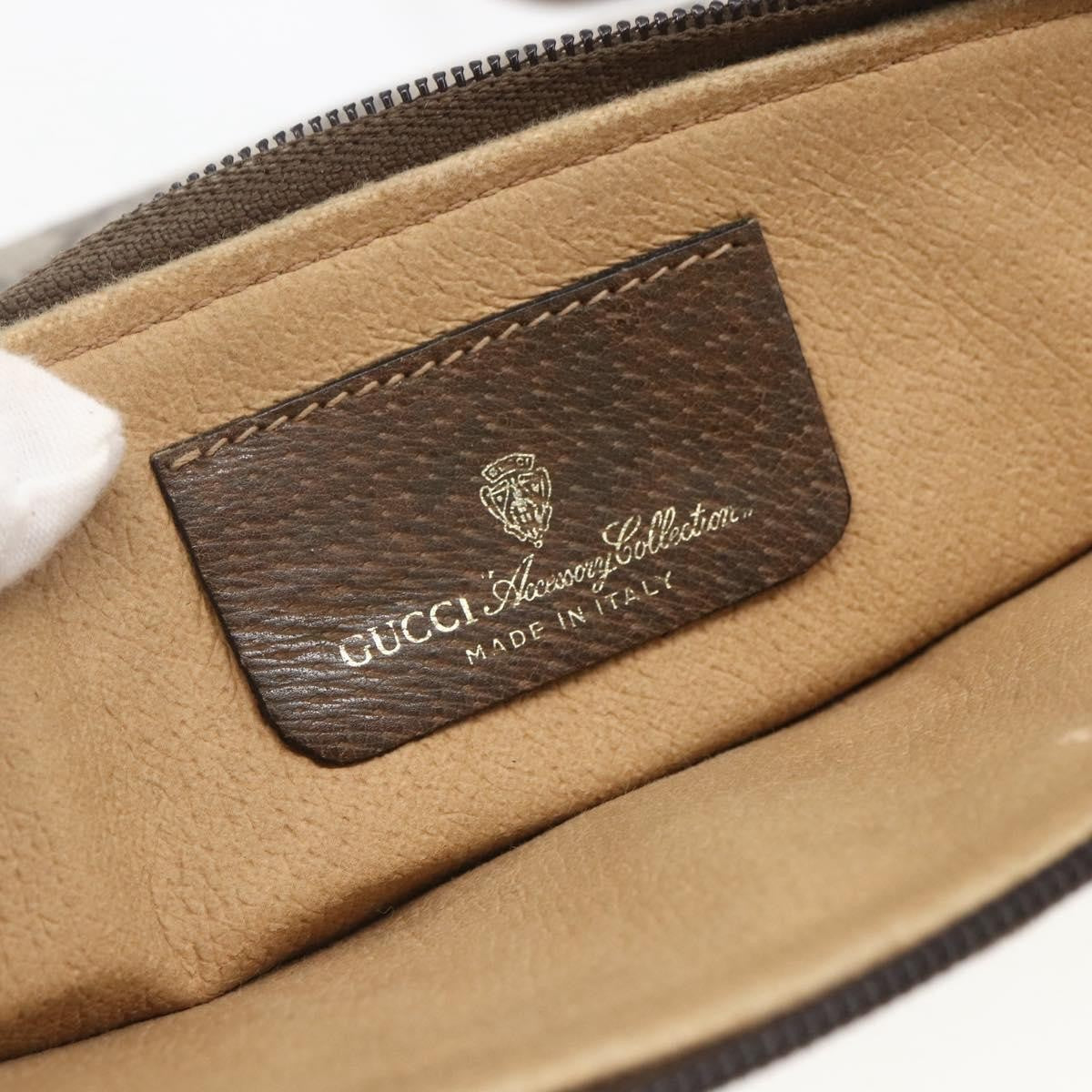 Gucci Vintage Web Crossbody Bag GG Coated Canvas