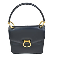Celine Gancini Handbag Leather