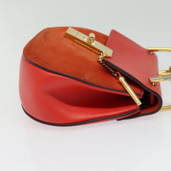 Chloe Drew Crossbody Bag Leather and Suede