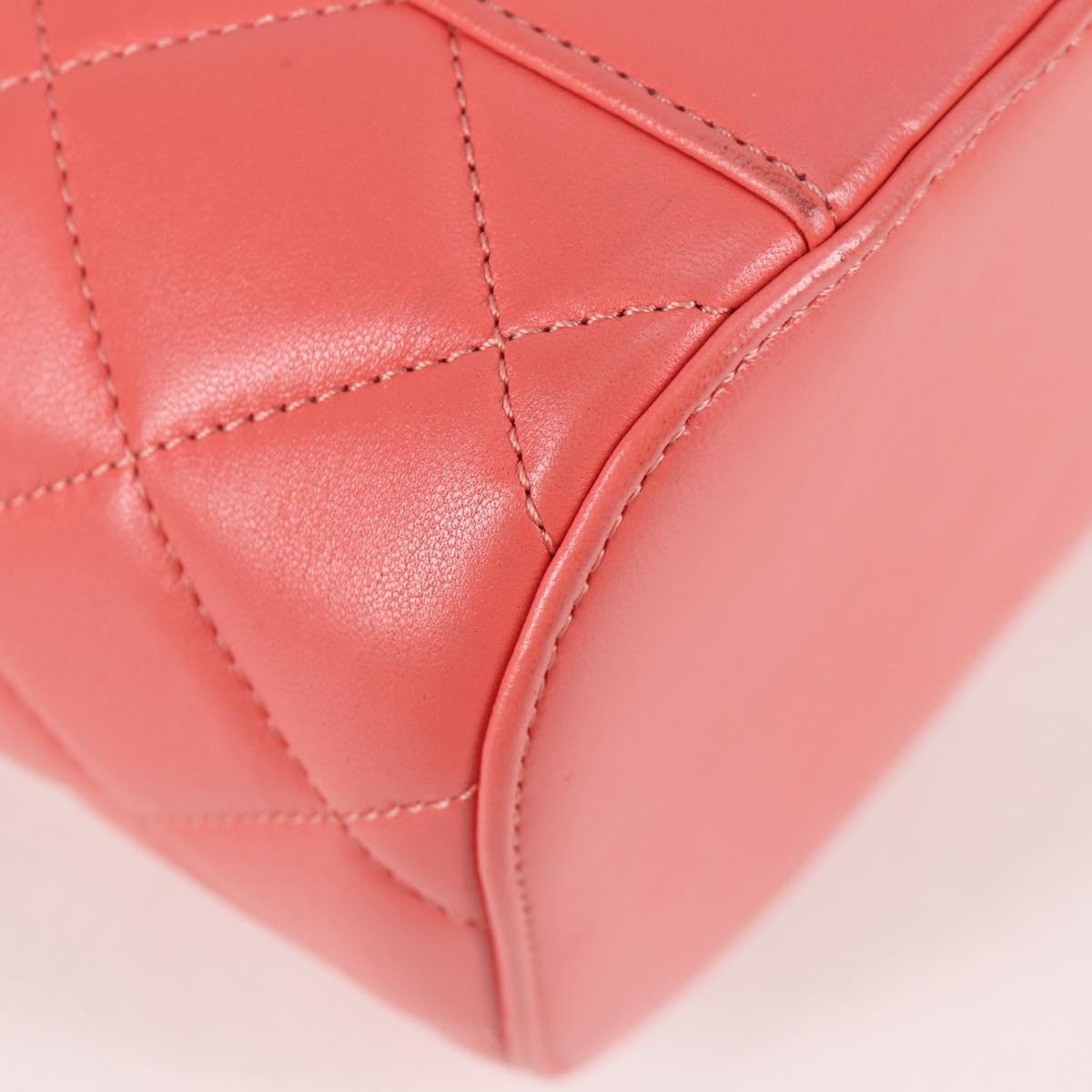 Chanel Classic Top Handle Vanity Case with Chain Quilted Lambskin