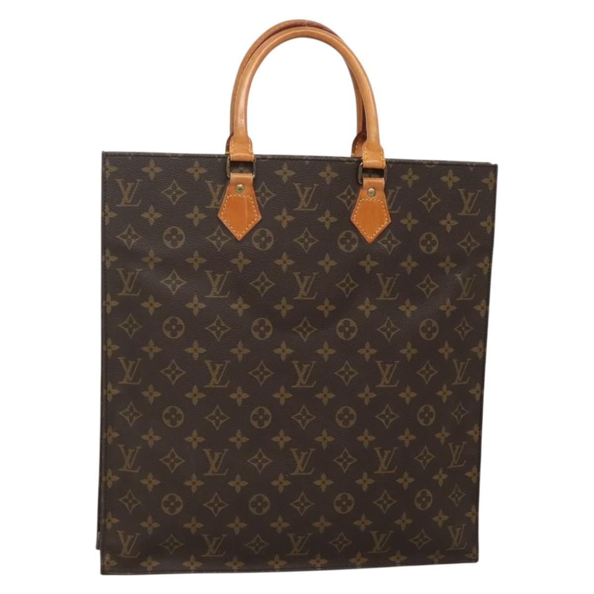 Louis Vuitton Sac Plat Bag Monogram Canvas