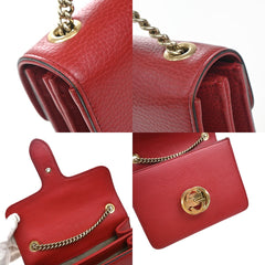 Gucci Interlocking Shoulder Bag Leather