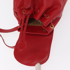 Gucci Vintage Bamboo Backpack Leather