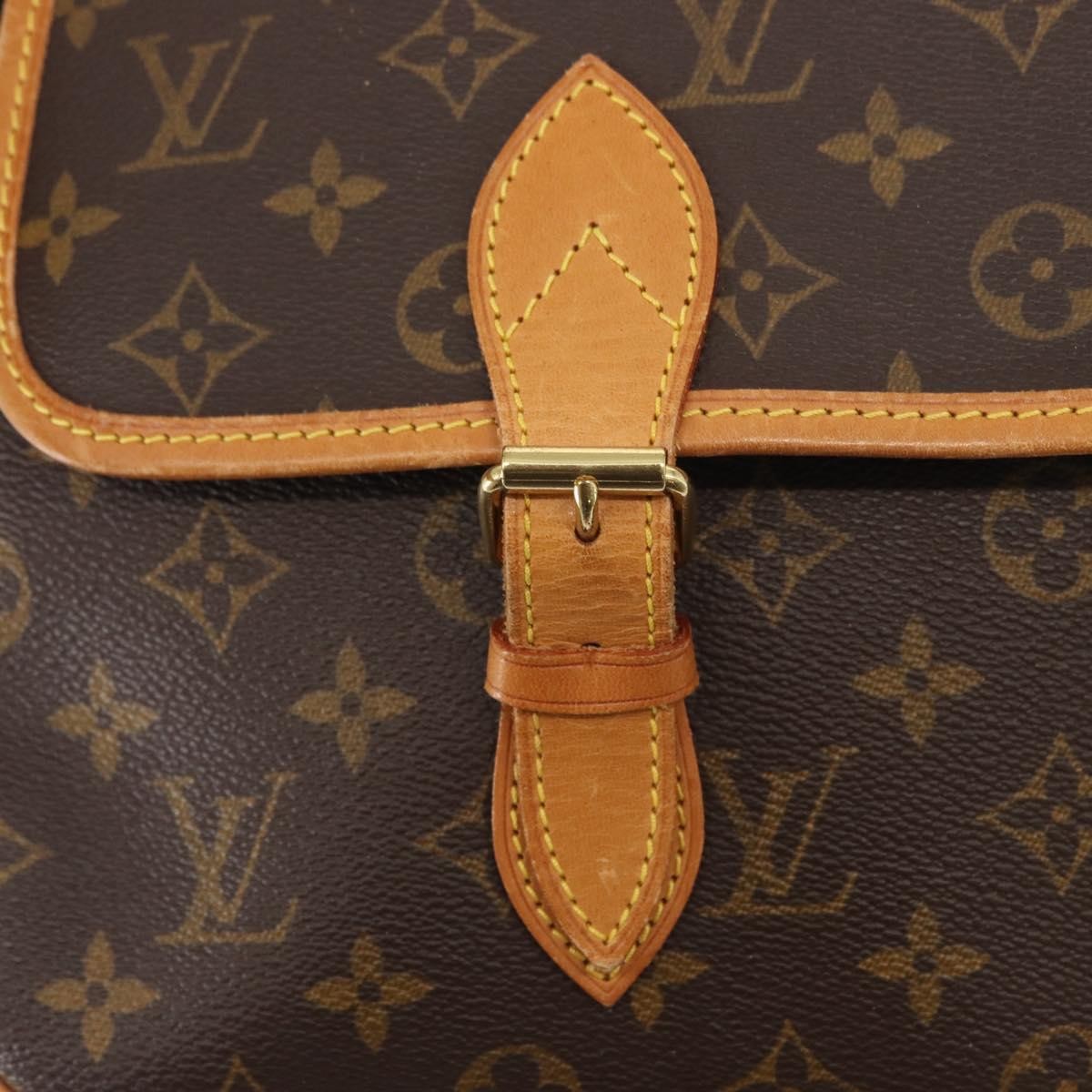 Louis Vuitton Sac Gibeciere Messenger Bag Monogram Canvas