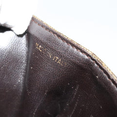 Celine C Sulky Shoulder bag Canvas and Leather