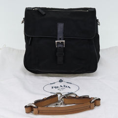 Prada Buckle Messenger Bag Tessuto