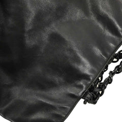 Chanel Vintage CC Resin Chain Tote Leather