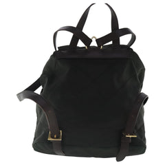 Prada Buckle Backpack Quilted Tessuto