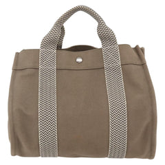 Hermes Cannes Tote Toile Canvas