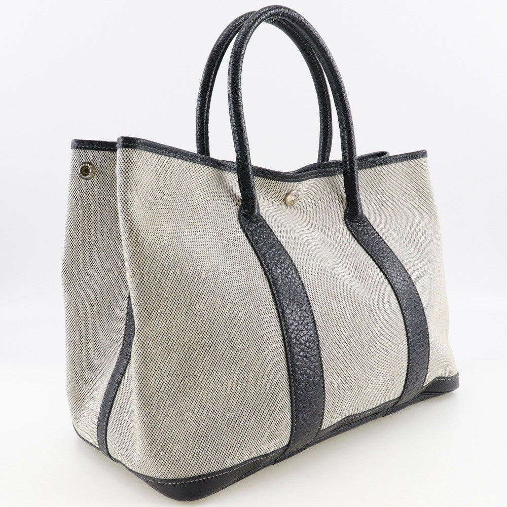 Hermes Garden Party Tote Toile and Leather
