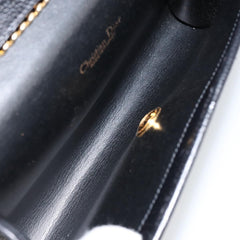 Christian Dior Vintage Chain Flap Shoulder Bag Leather