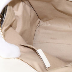 Burberry Minford Satchel Haymarket Coated Canvas