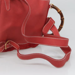 Gucci Bamboo Tassel Backpack Suede