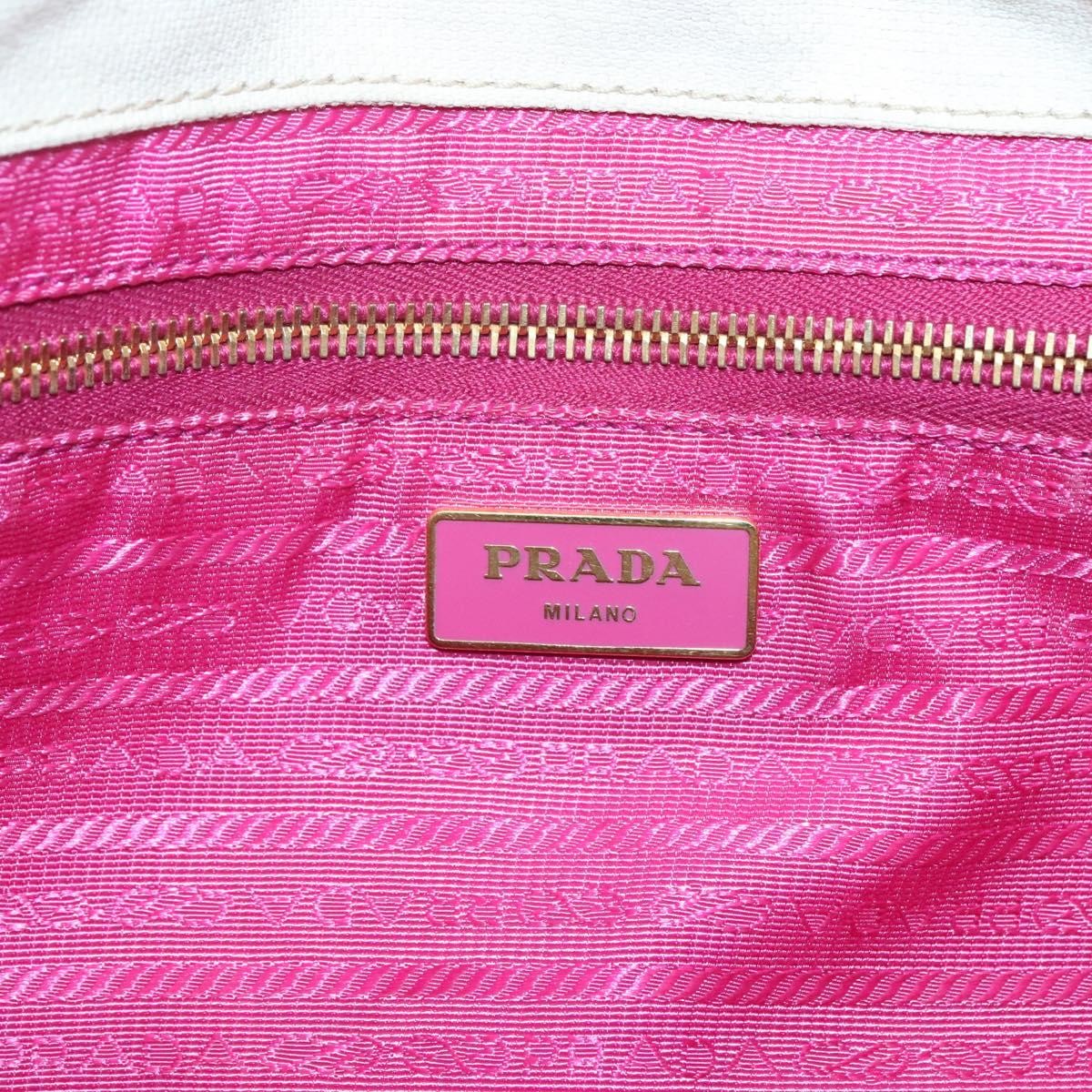 Prada Canapa Convertible Tote Canvas