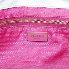 Prada Canapa Convertible Tote Canvas