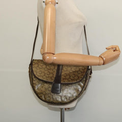 Celine C Sulky Shoulder bag Canvas and Leather