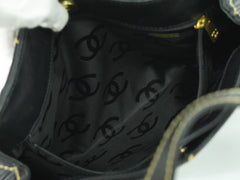 Chanel Surpique Tote Quilted Leather