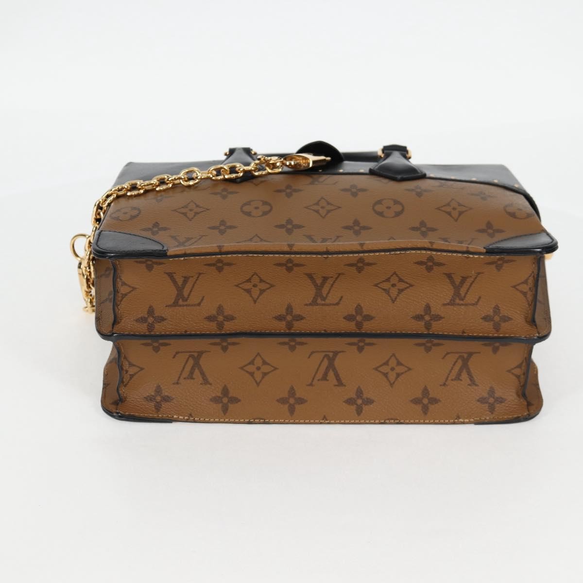 Louis Vuitton City Malle Handbag Reverse Monogram Canvas and Leather