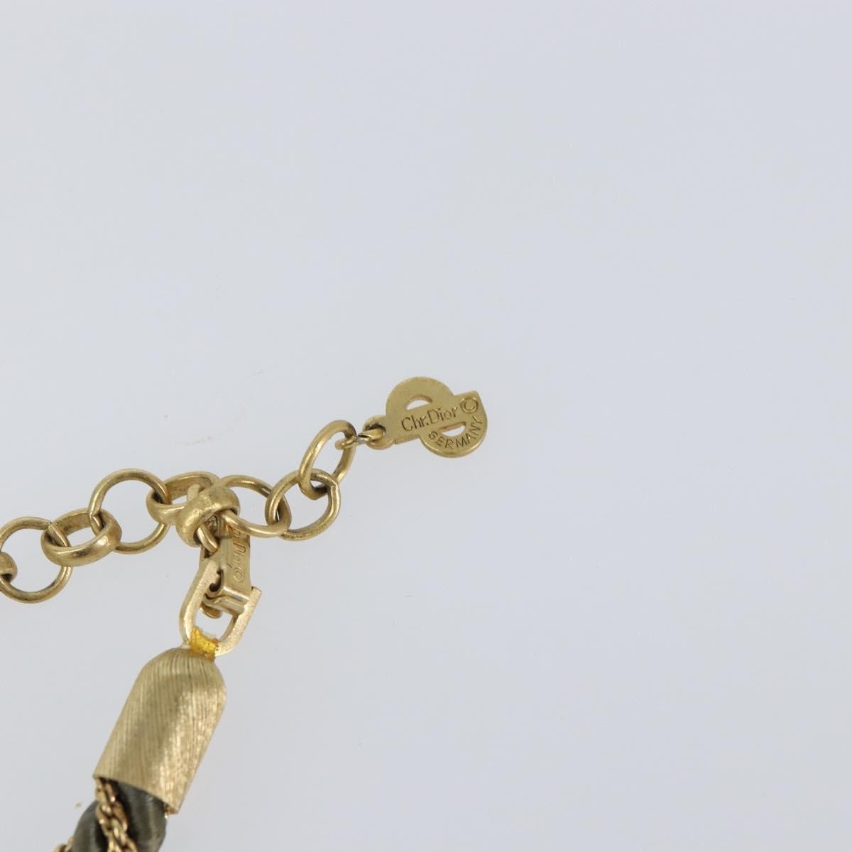 Christian Dior CD Logo necklace Metal