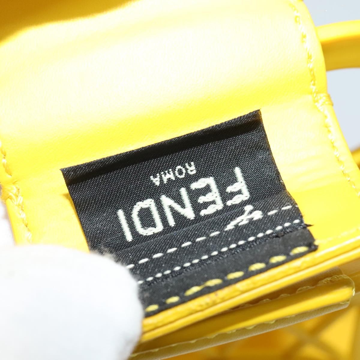 Fendi FF Logo Stamp Basket Tote PVC