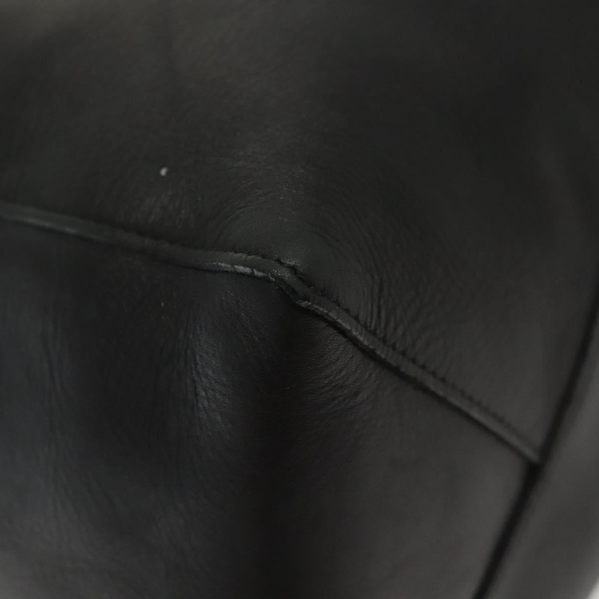 Celine Bicolor Drawstring Cabas Tote Leather