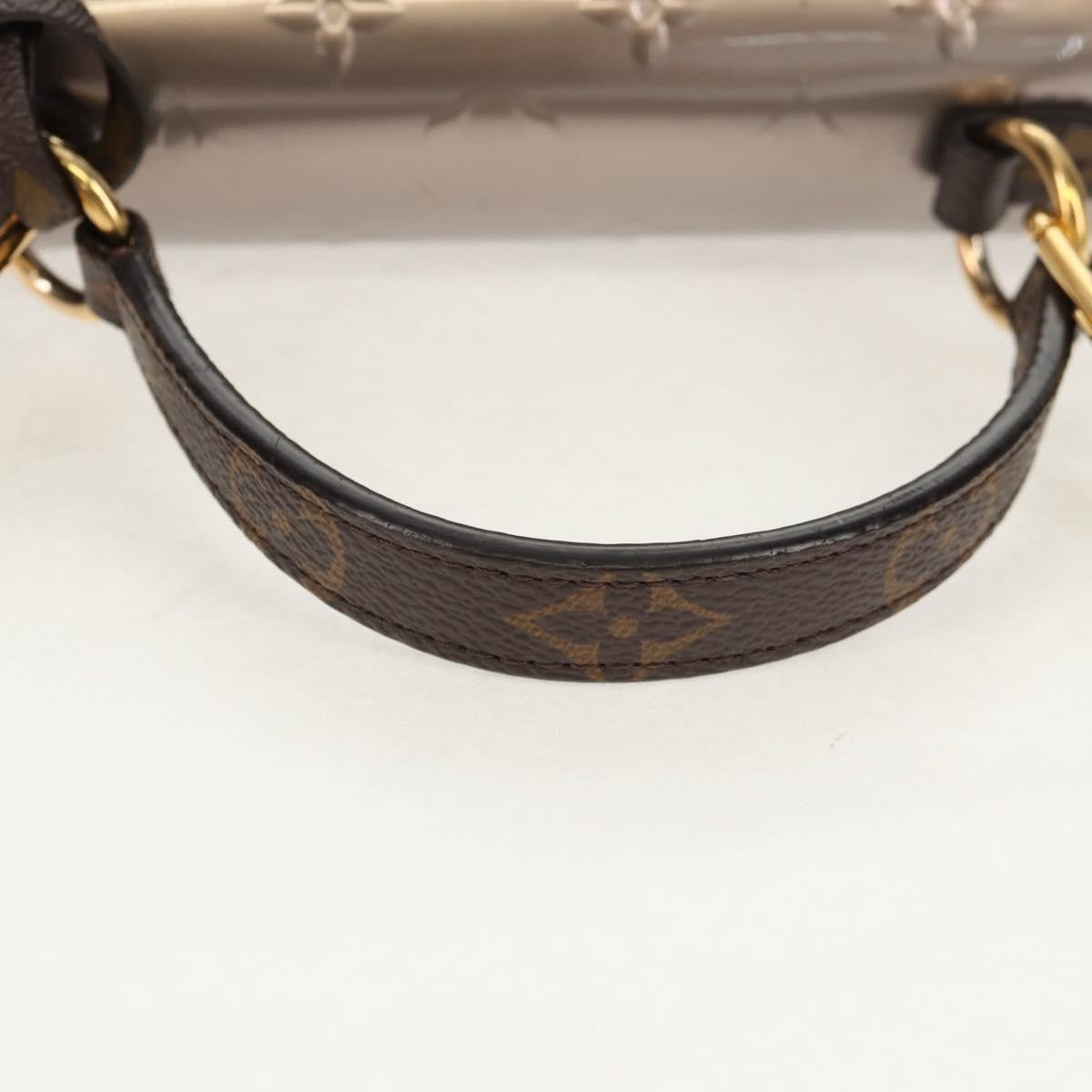 Louis Vuitton Spring Street NM Handbag Monogram Vernis with Monogram Canvas