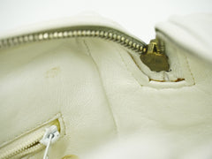 Chanel Vintage Diamond CC Camera Shoulder Bag Quilted Caviar