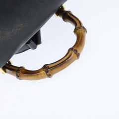 Gucci Vintage Bamboo Backpack Leather