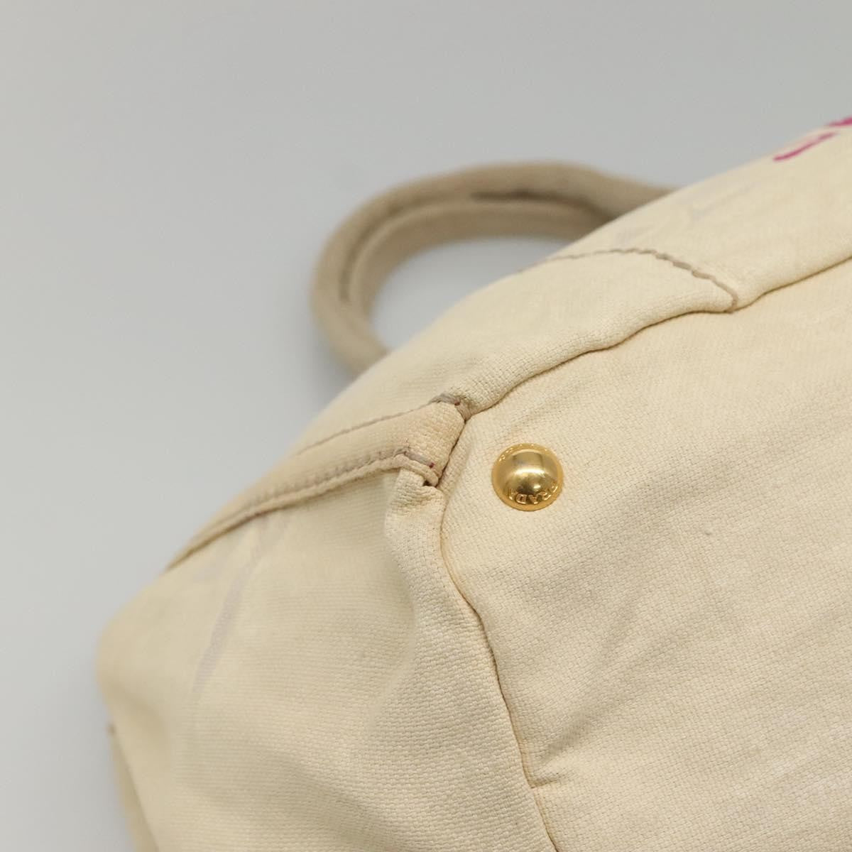 Prada Canapa Convertible Tote Canvas